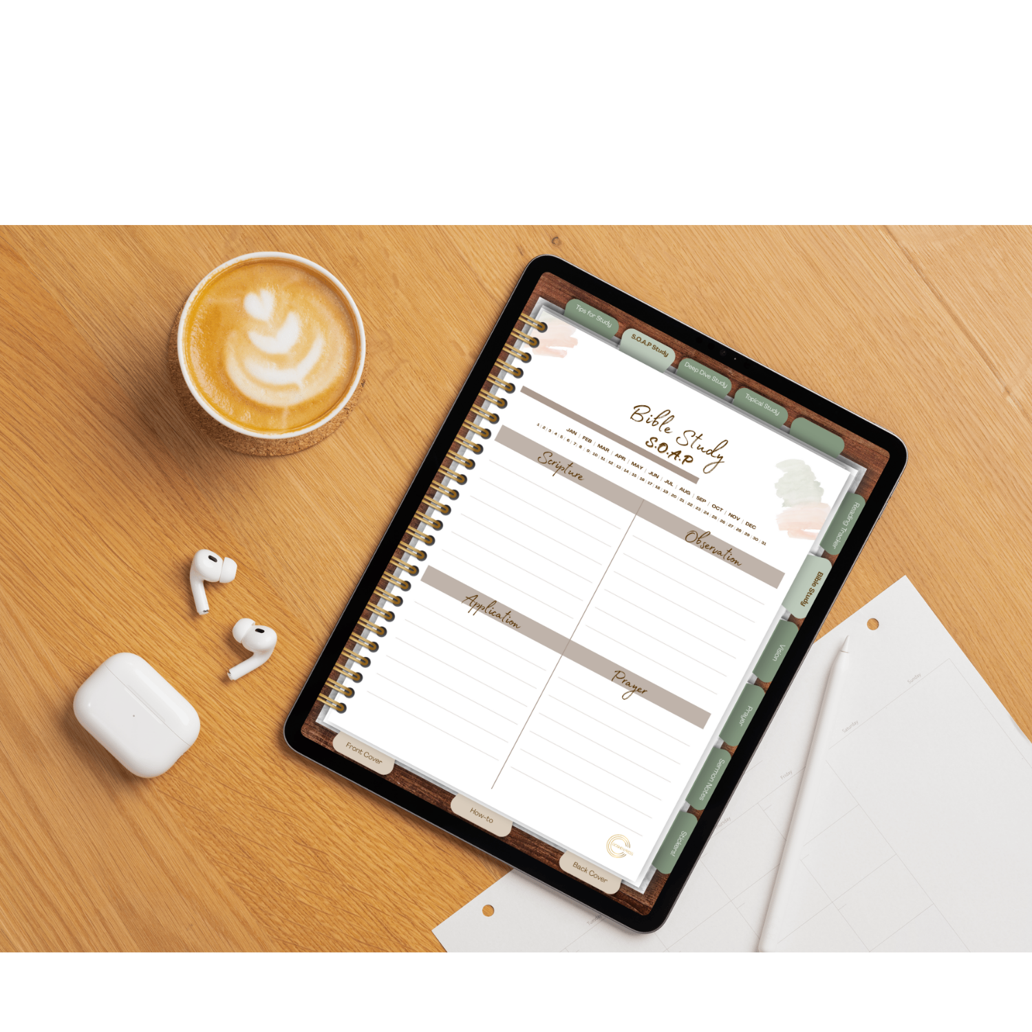 Interactive Hyperlinked Digital My Bible Study Journal MBSJ - Image 3